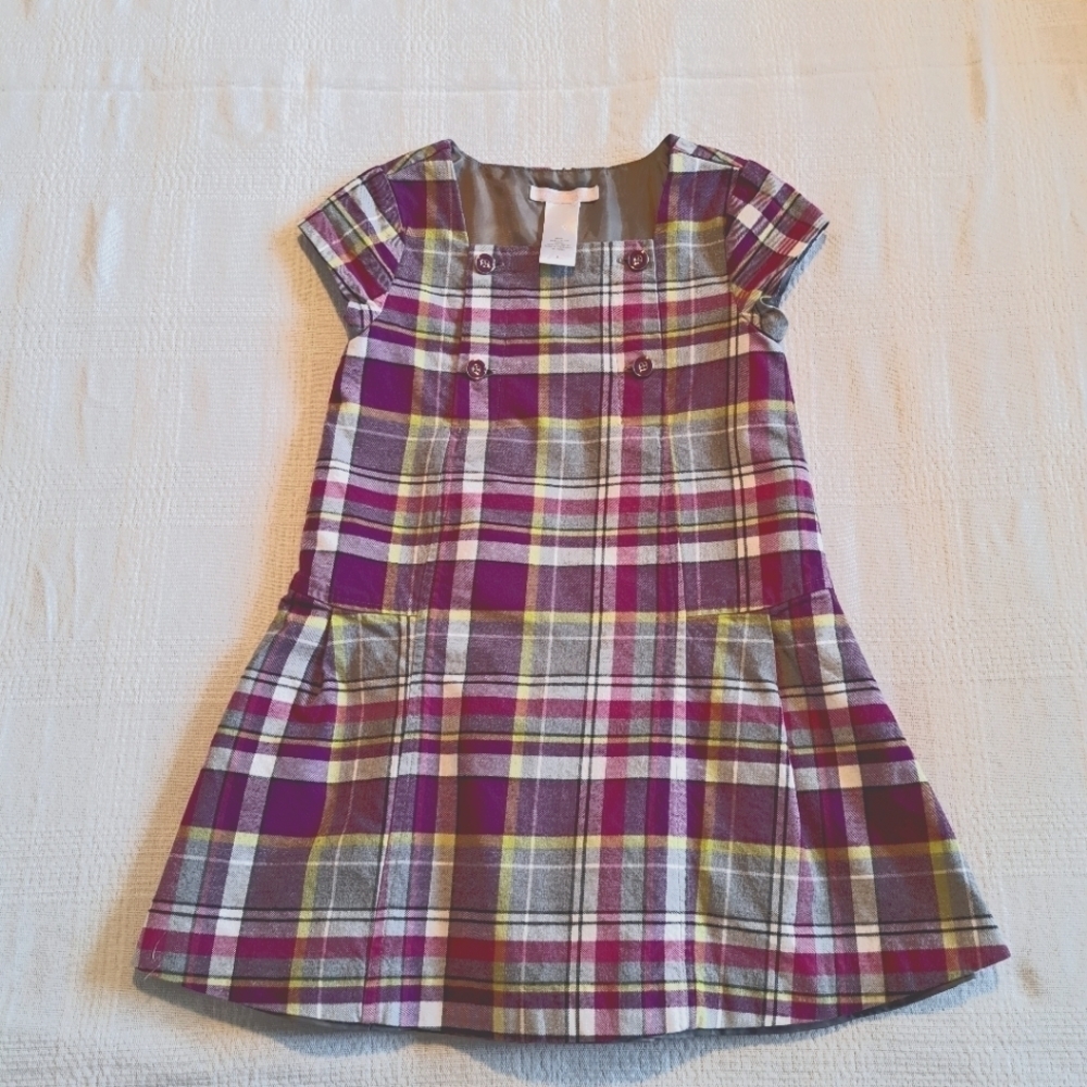 Janie and Jack plaid size 4 dress from Halloween line 2011